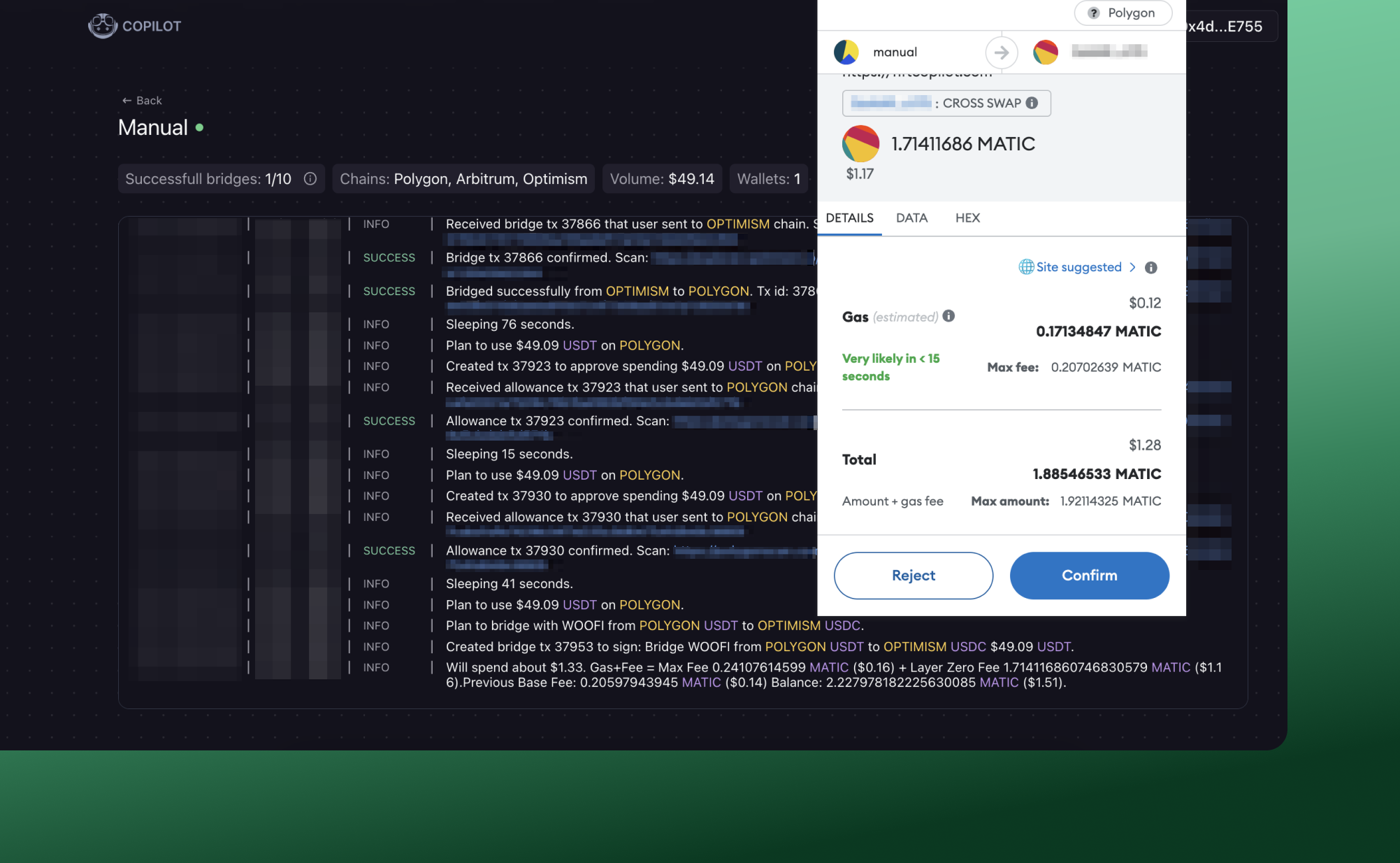 Metamask Signing